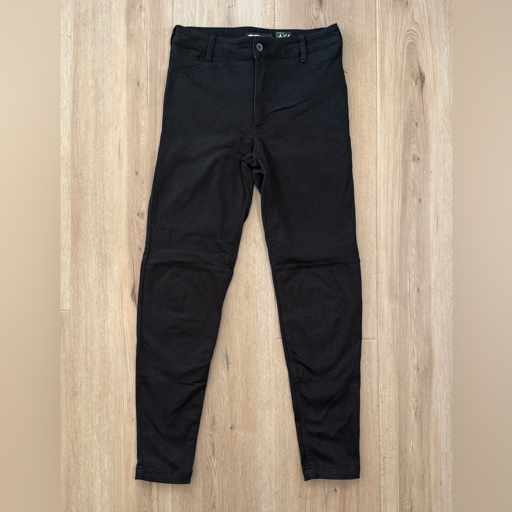 Spidi Black Motorcycle Riding Pants with Protective Knee Pads Size M